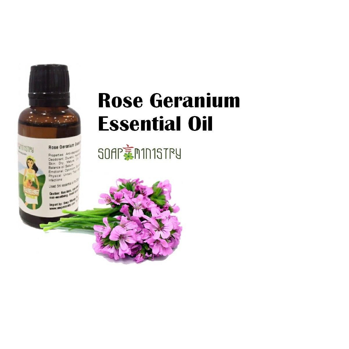 Rose Geranium 100% Pure Essential Oil SoapMinistry