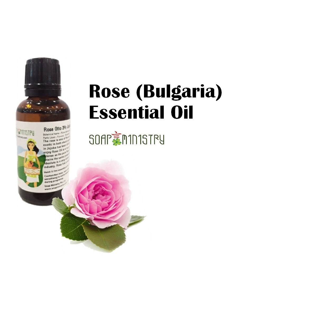 Rose Otto 3% Jojoba Pure Essential Oil SoapMinistry