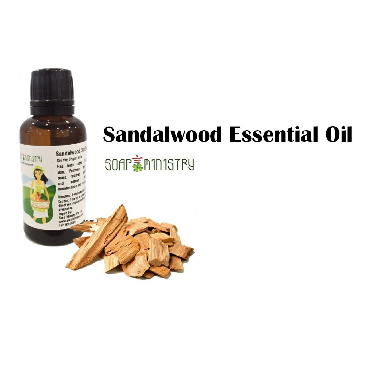Sandalwood 3% Pure Essential Oil SoapMinistry