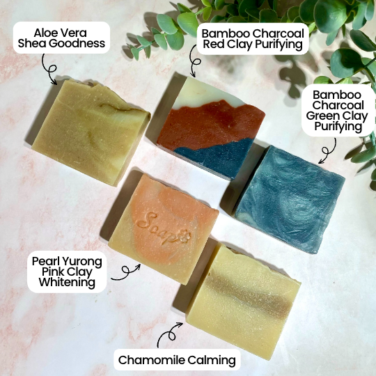 Assorted Cold Process Soaps in Gift Box