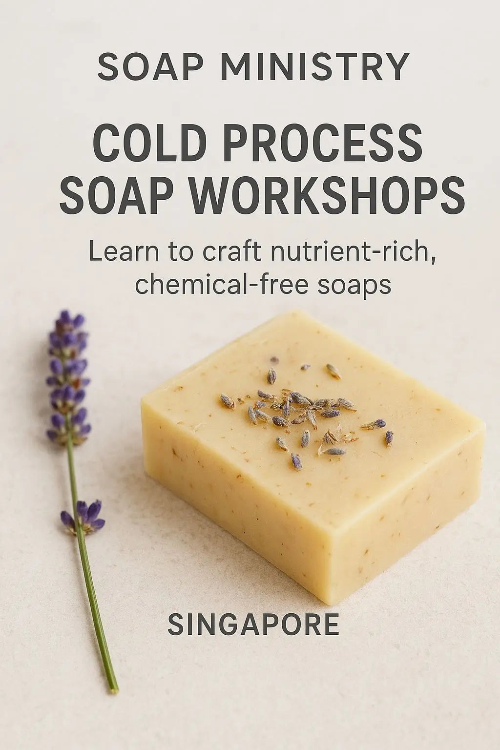 DIY Cold Process Soap Workshops in Singapore: Natural Skincare for Eczema, Acne & Sensitive Skin