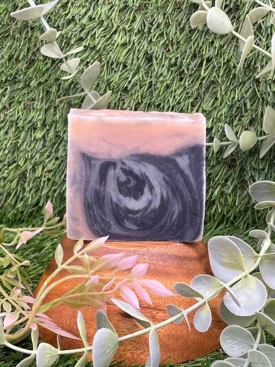 Bamboo Charcoal Pink Clay Cold Process Face Soap