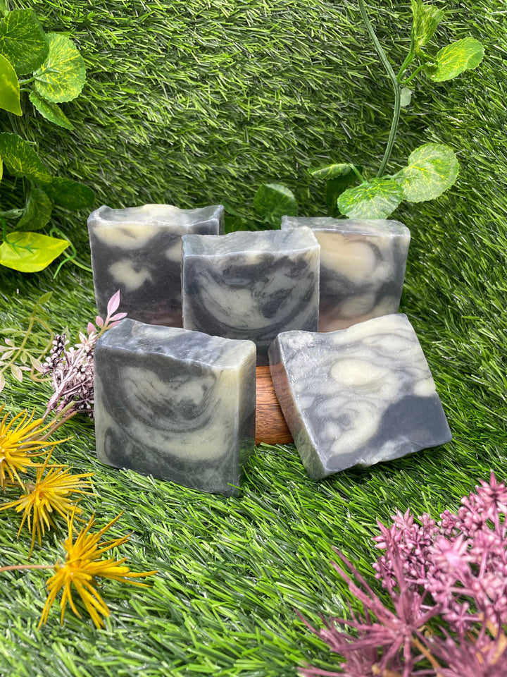 Bamboo Charcoal Green Clay Purifying Cold Process Face Soap